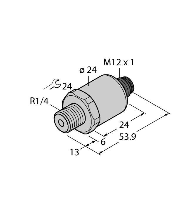 Oliedruksensor 1/8NPT 6-24V 0.4 bar - Oliedrukzender