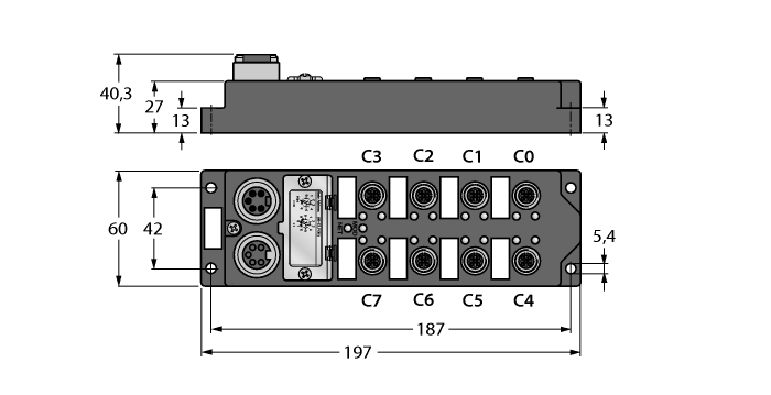 I/O-module voor DeviceNet-veldbus - 16 digitale pnp ingangen