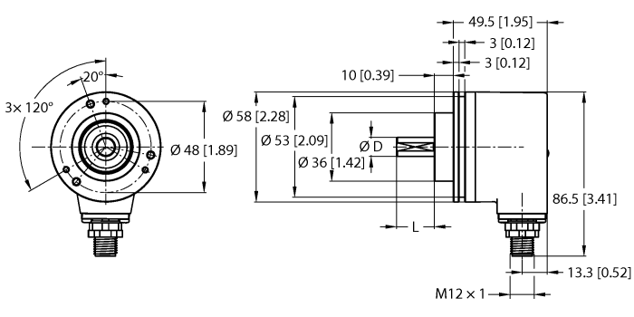 Absolute Repo Absolute encoder - Multiturn