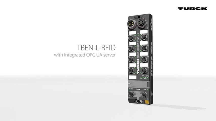 Compact IP67 RFID modules with OPC UA server