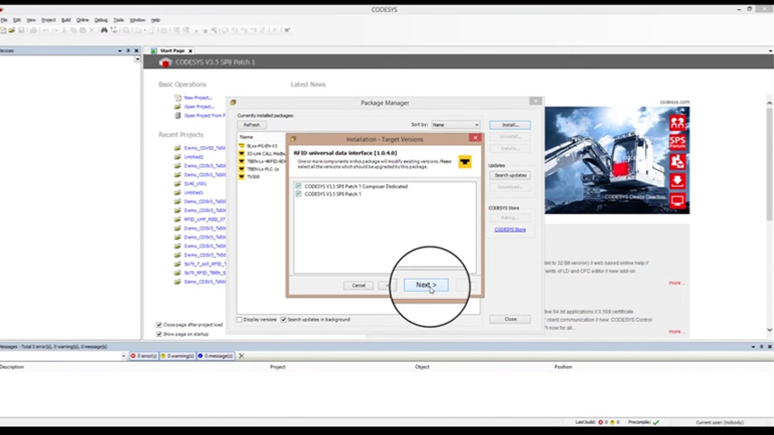 TBEN-S/L-RFID: How to install U interface function block in Codesys 3 – part 1/3 